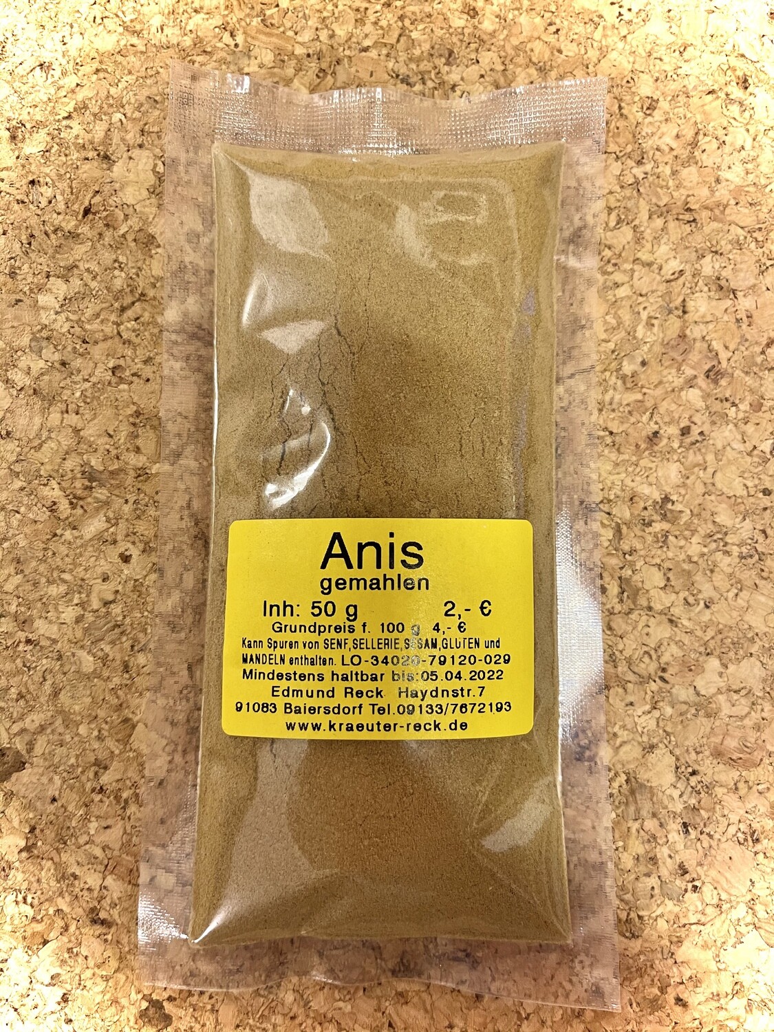 Anis gemahlen 50g