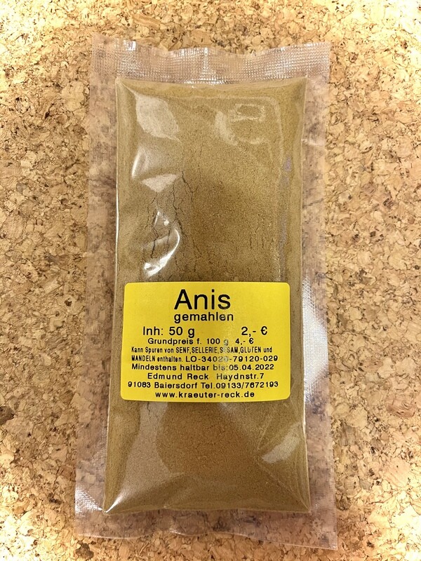 Anis gemahlen 50g