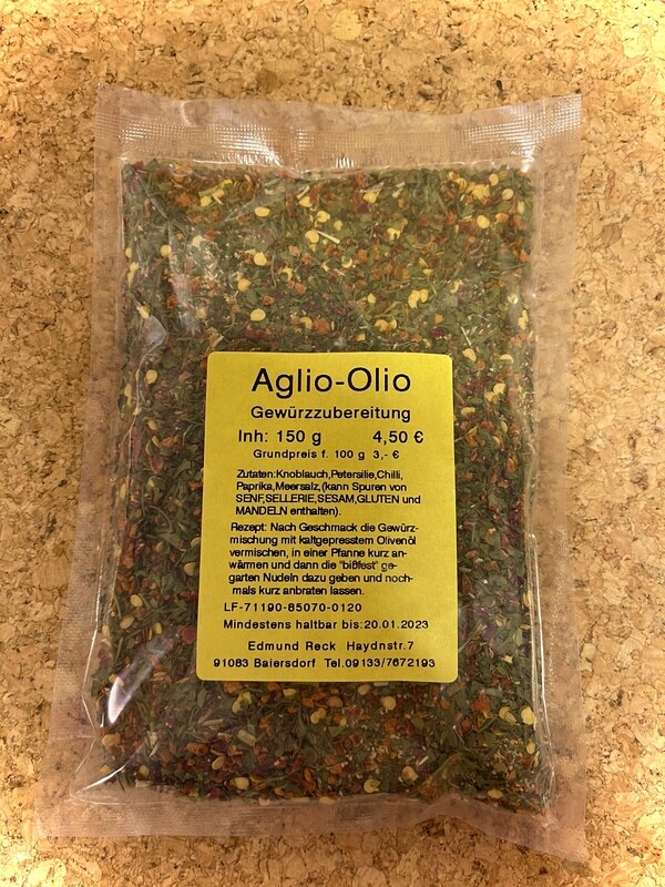 Aglio-Olio Gewürzzubereitung 140g