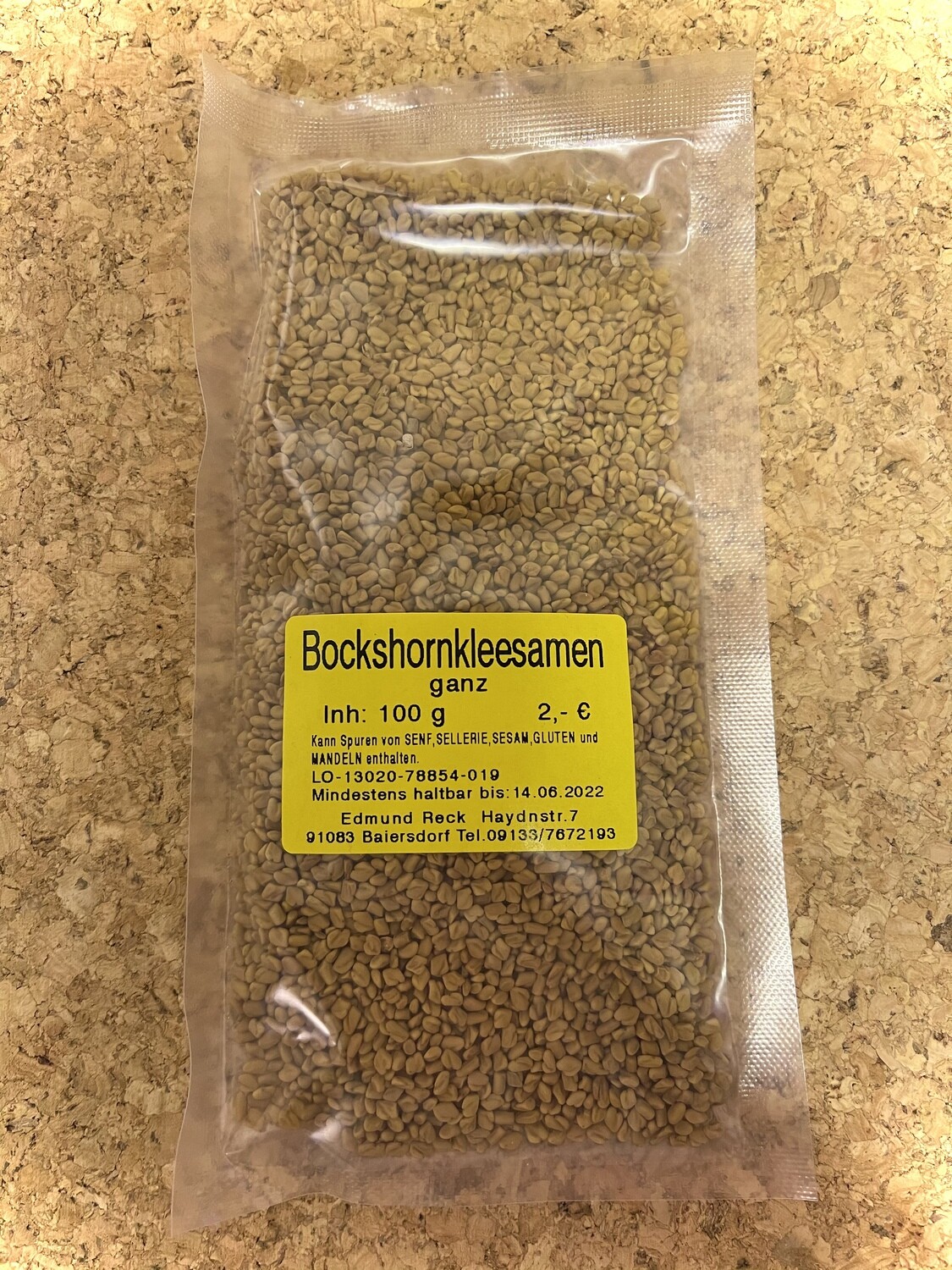 Bockshornkleesamen ganz 80g