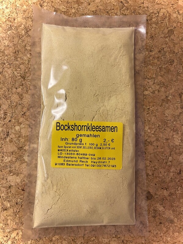 Bockshornkleesamen gemahlen 80g