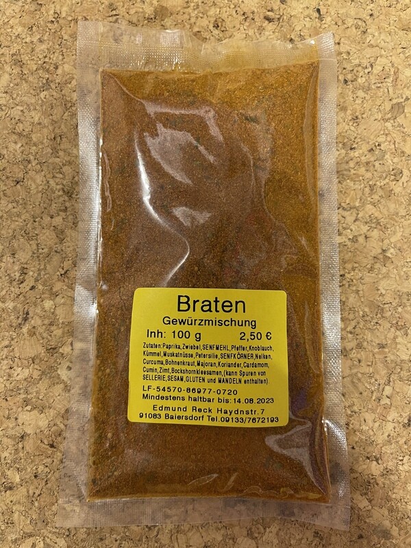 Braten Gewürzmischung 80g