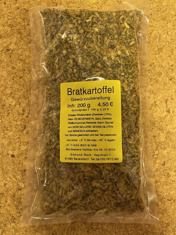 Bratkartoffel Gewürzzubereitung 160g