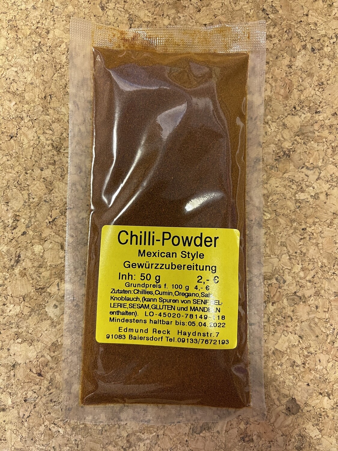 Chilli-Powder Mexican Style Gewürzzubereitung 40g