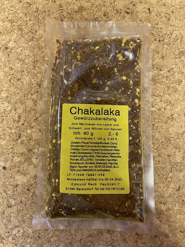 Chakalaka Gewürzzubereitung 50g