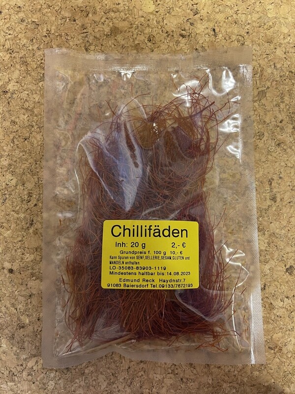 Chillifäden 20g