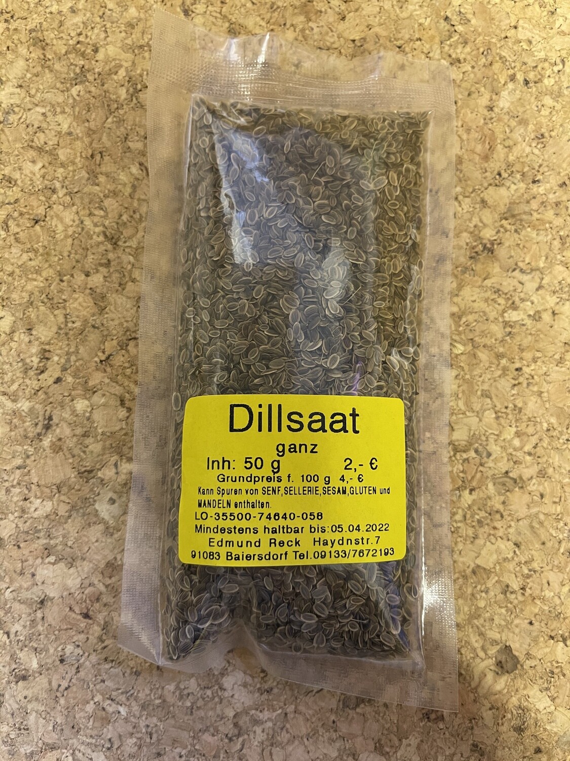 Dillsaat ganz 30g