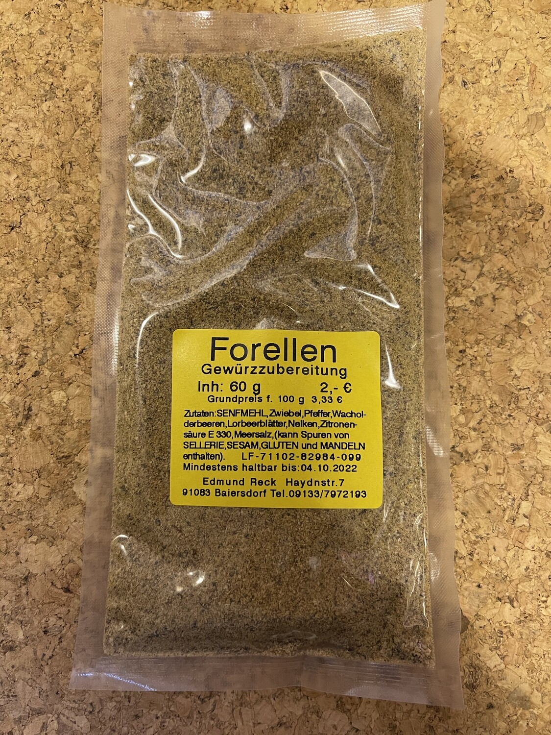 Forellen Gewürzzubereitung 50g