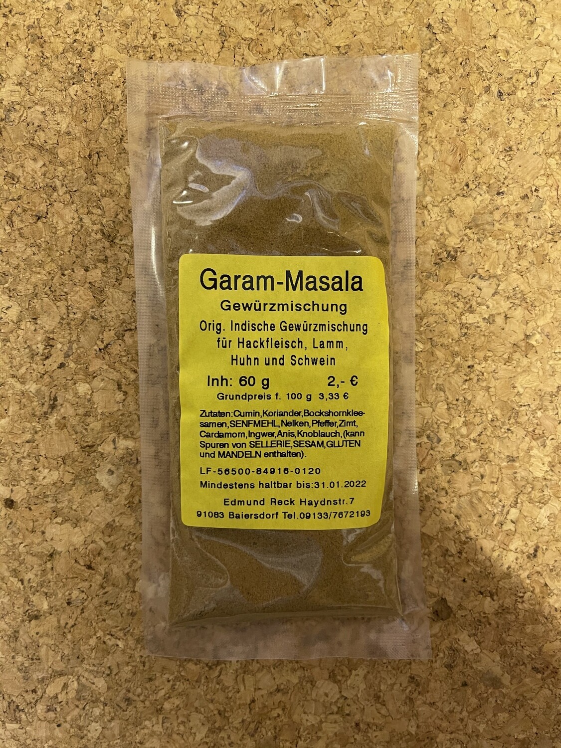 Garam-Masala Gewürzmischung 60g