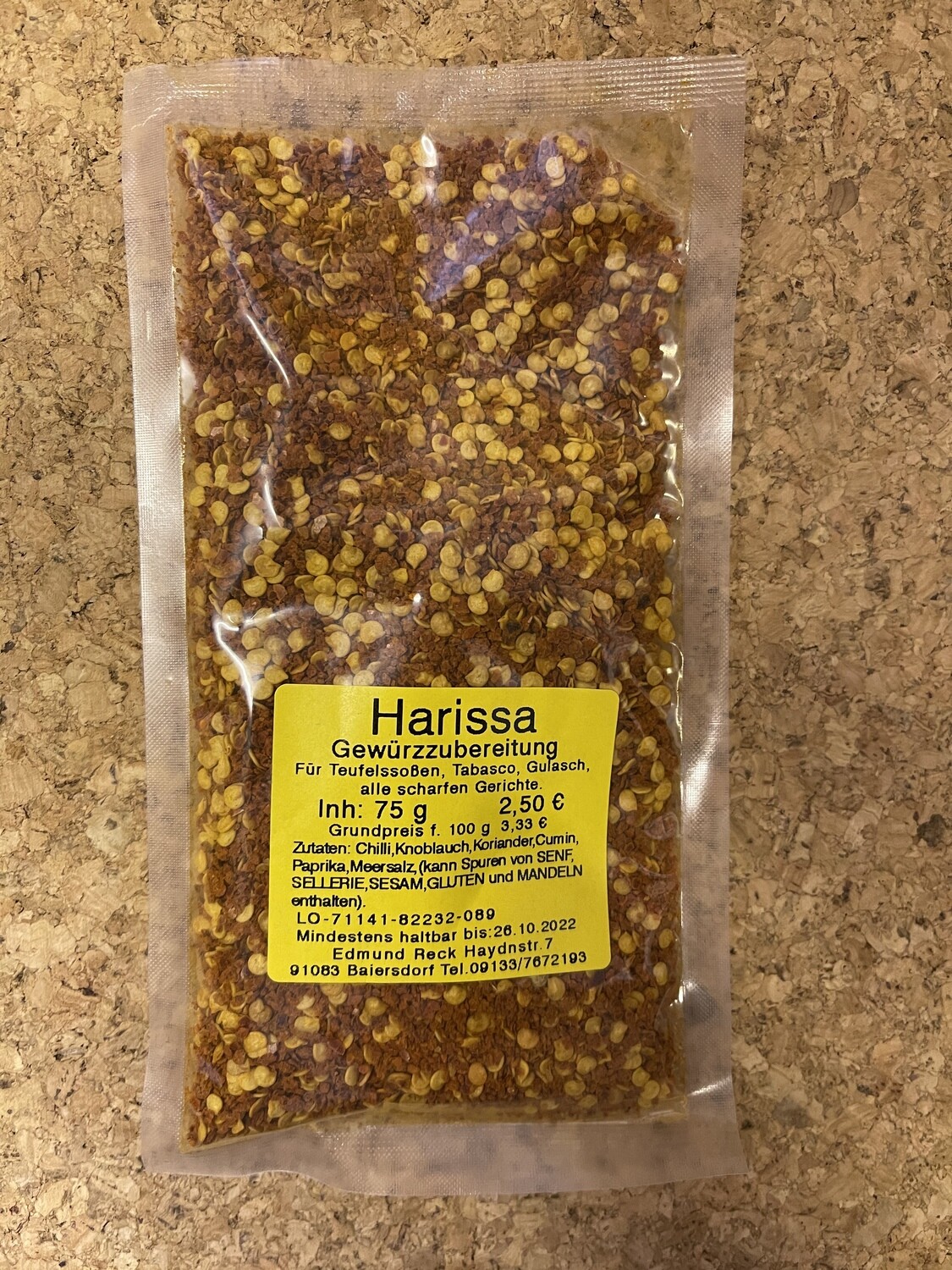 Harissa Gewürzzubereitung 70g