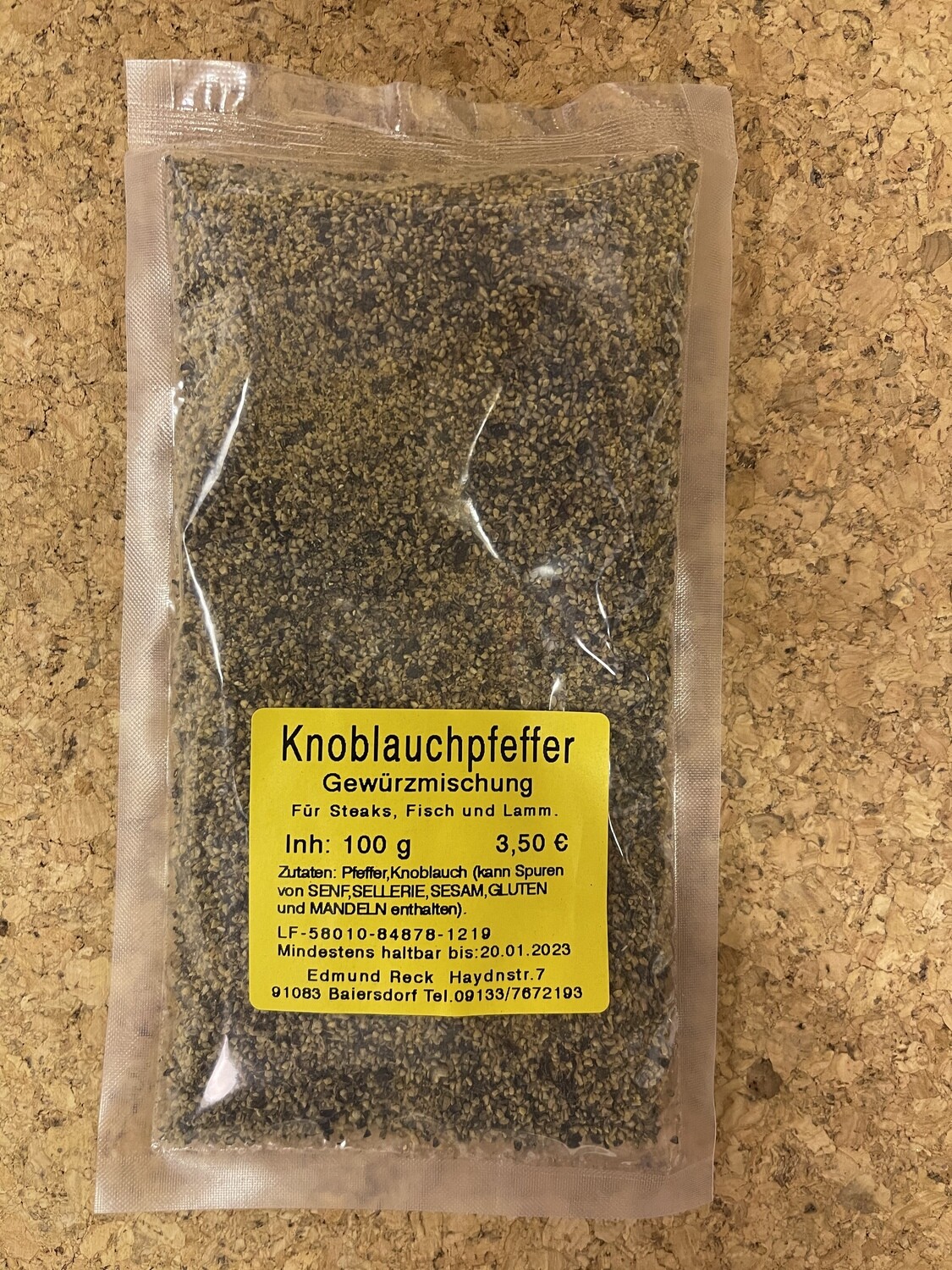 Knoblauchpfeffer Gewürzmischung 80g