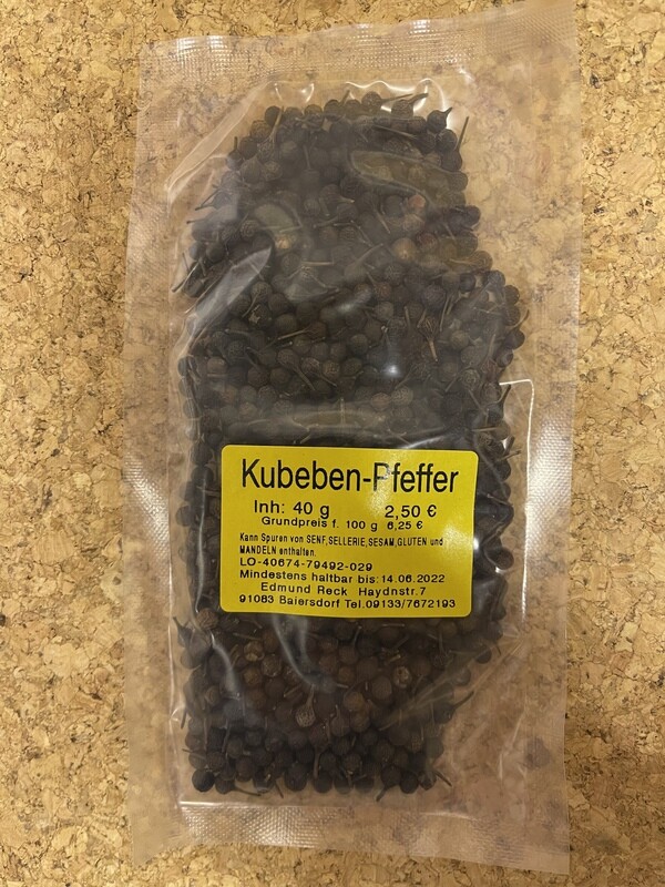 Kubeben-Pfeffer 40g