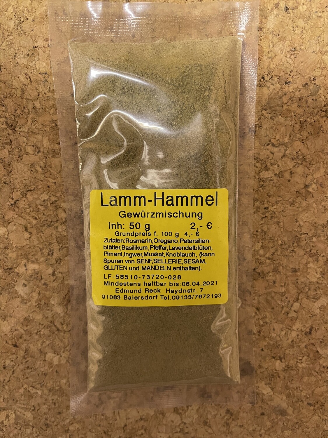 Lamm-Hammel Gewürzmischung 40g