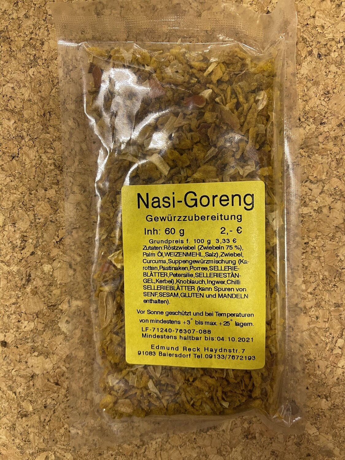 Nasi-Goreng grob Gewürzzubereitung 50g