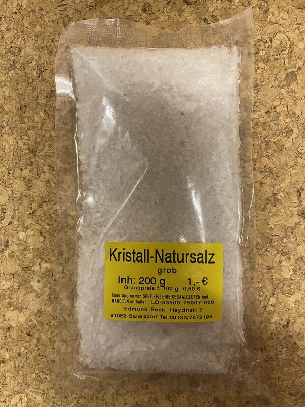 Kristall-Natursalz grob 200g