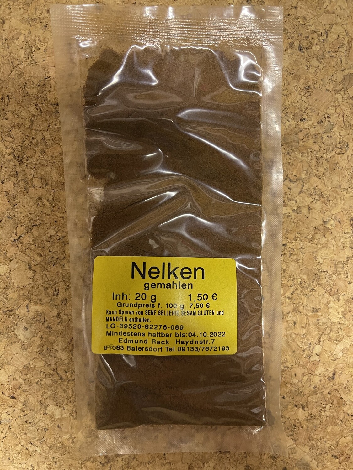 Nelken gemahlen 20g