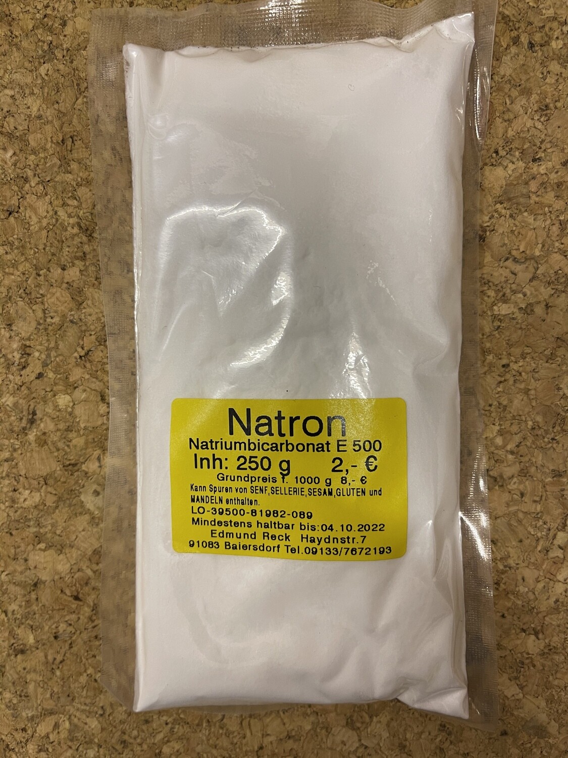Natron Natriumbicarbonat E500    250g