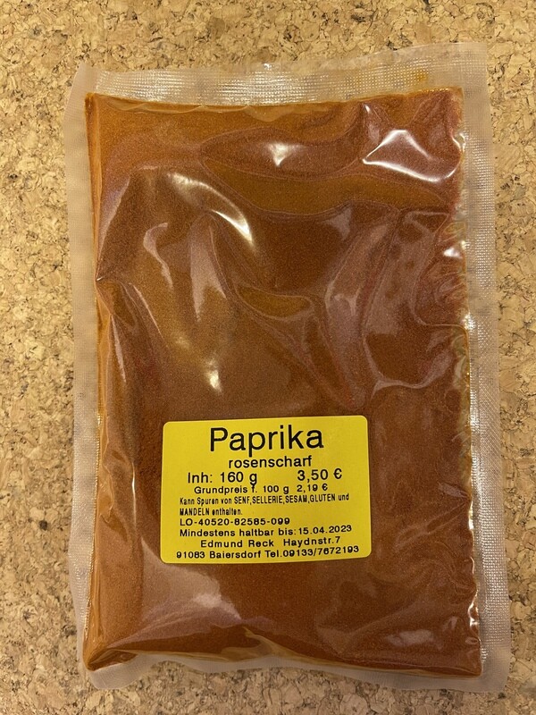 Paprika rosenscharf 140g