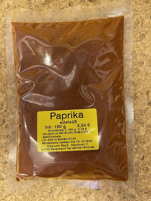 Paprika edelsüß 160g