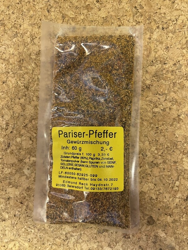 Pariser-Pfeffer Gewürzmischung 60g