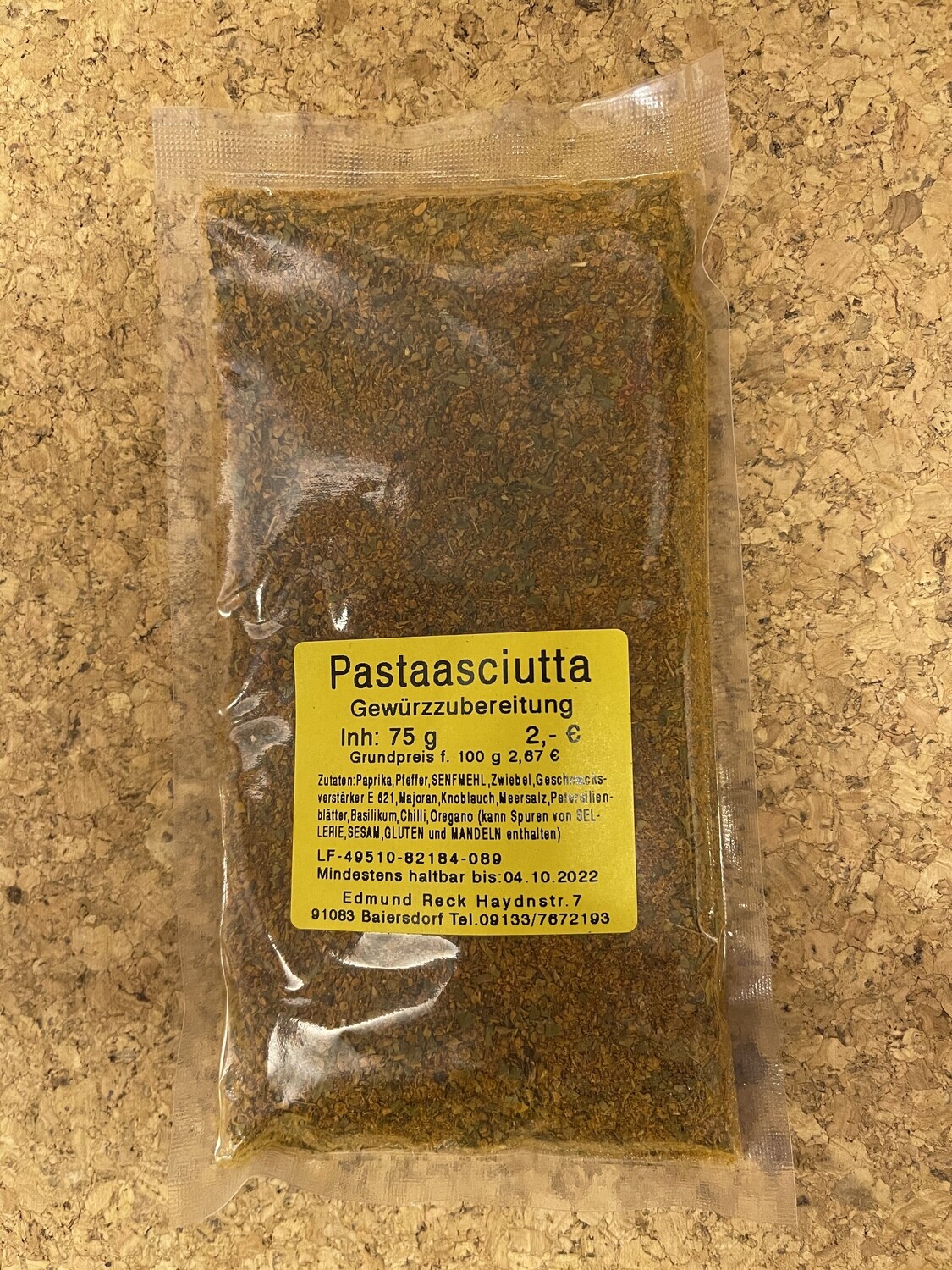Pastaasciutta Gewürzzubereitung 80g