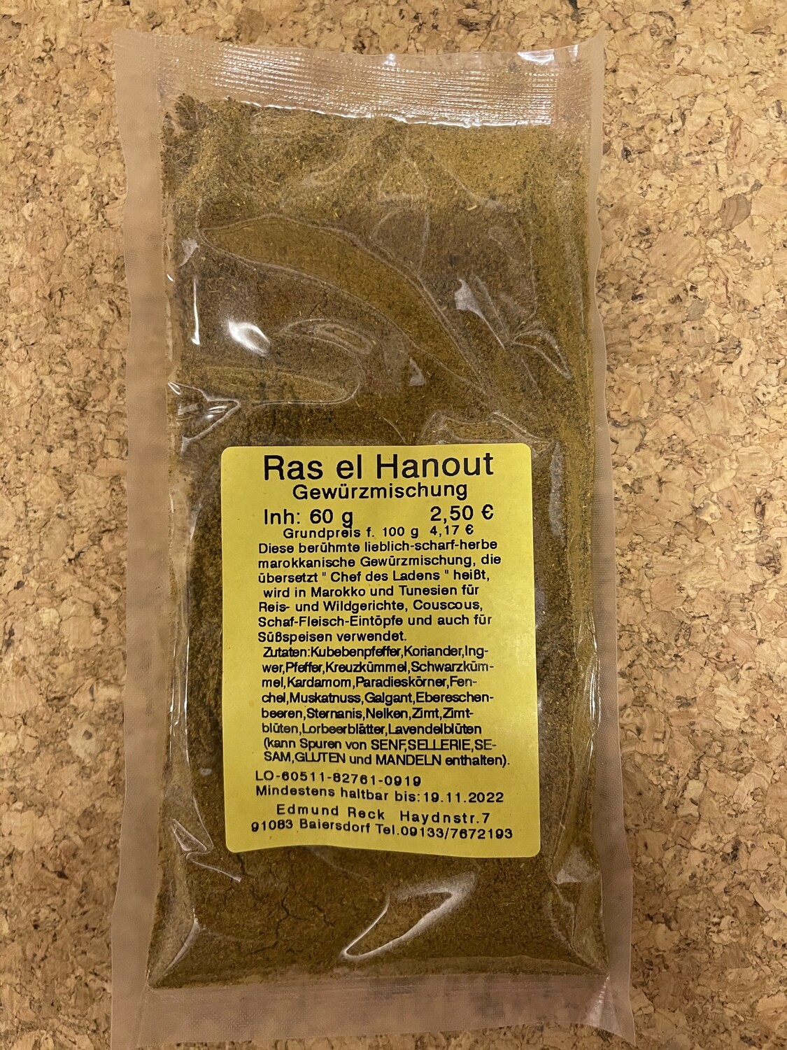 Ras el Hanout Gewürzmischung 70g