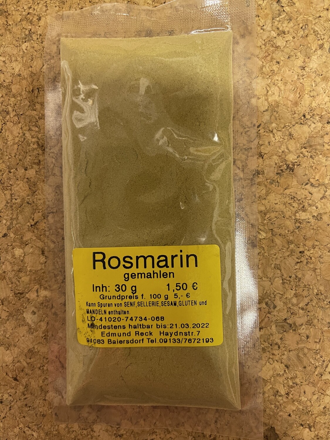 Rosmarin gemahlen 30g