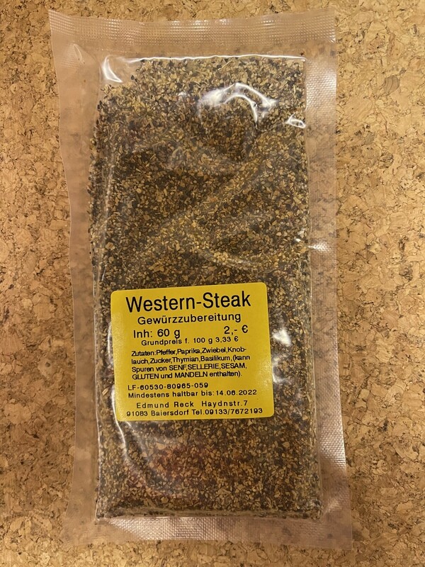 Western-Steak Gewürzzubereitung 70g