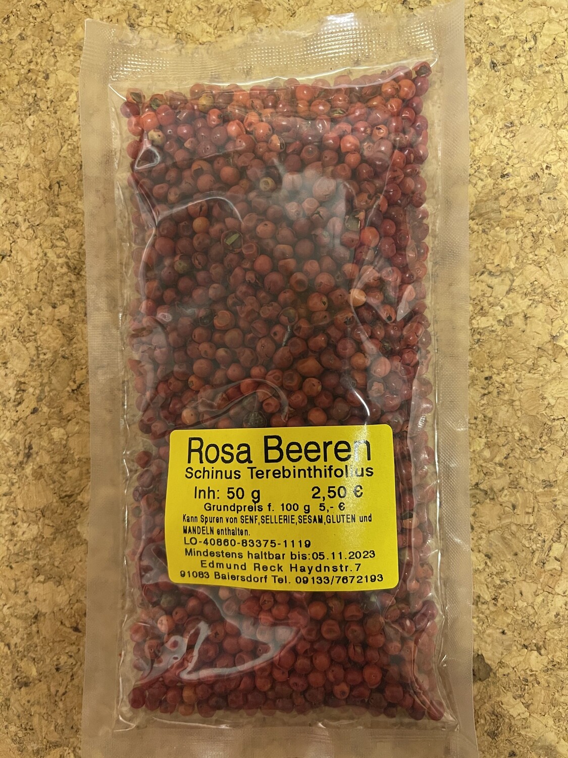 Rosa Beeren Schinus Terebinthifolius 50g