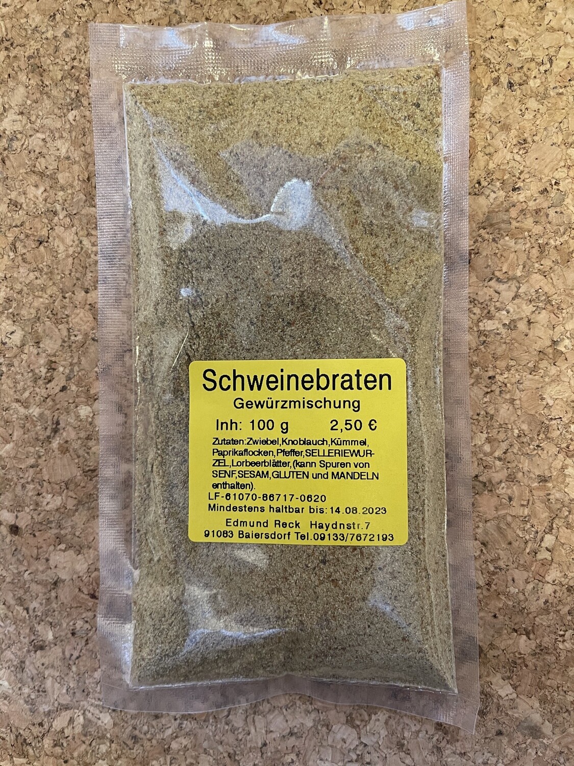 Schweinebraten Gewürmischung 80g