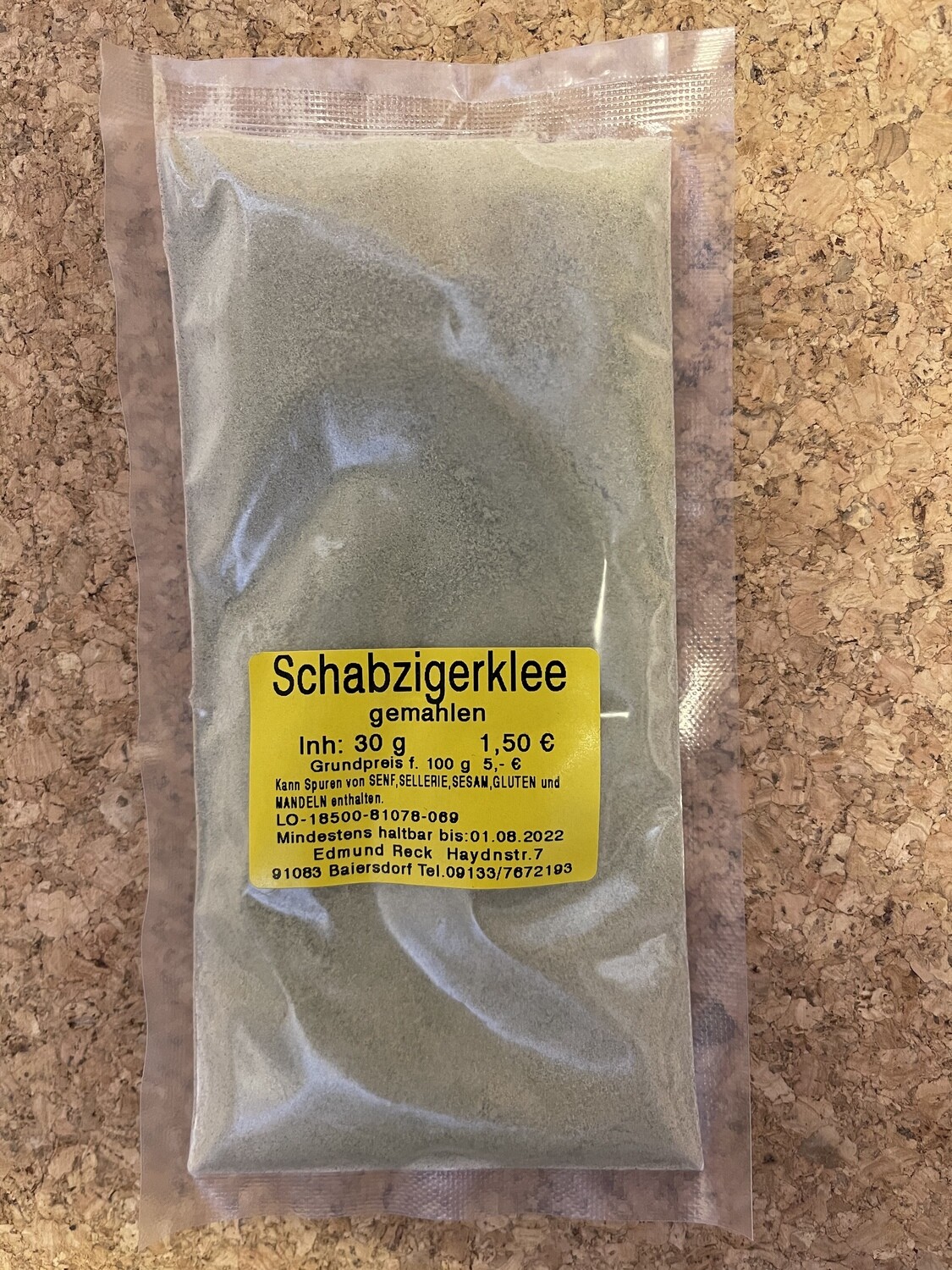 Schabzigerklee gemahlen 30g