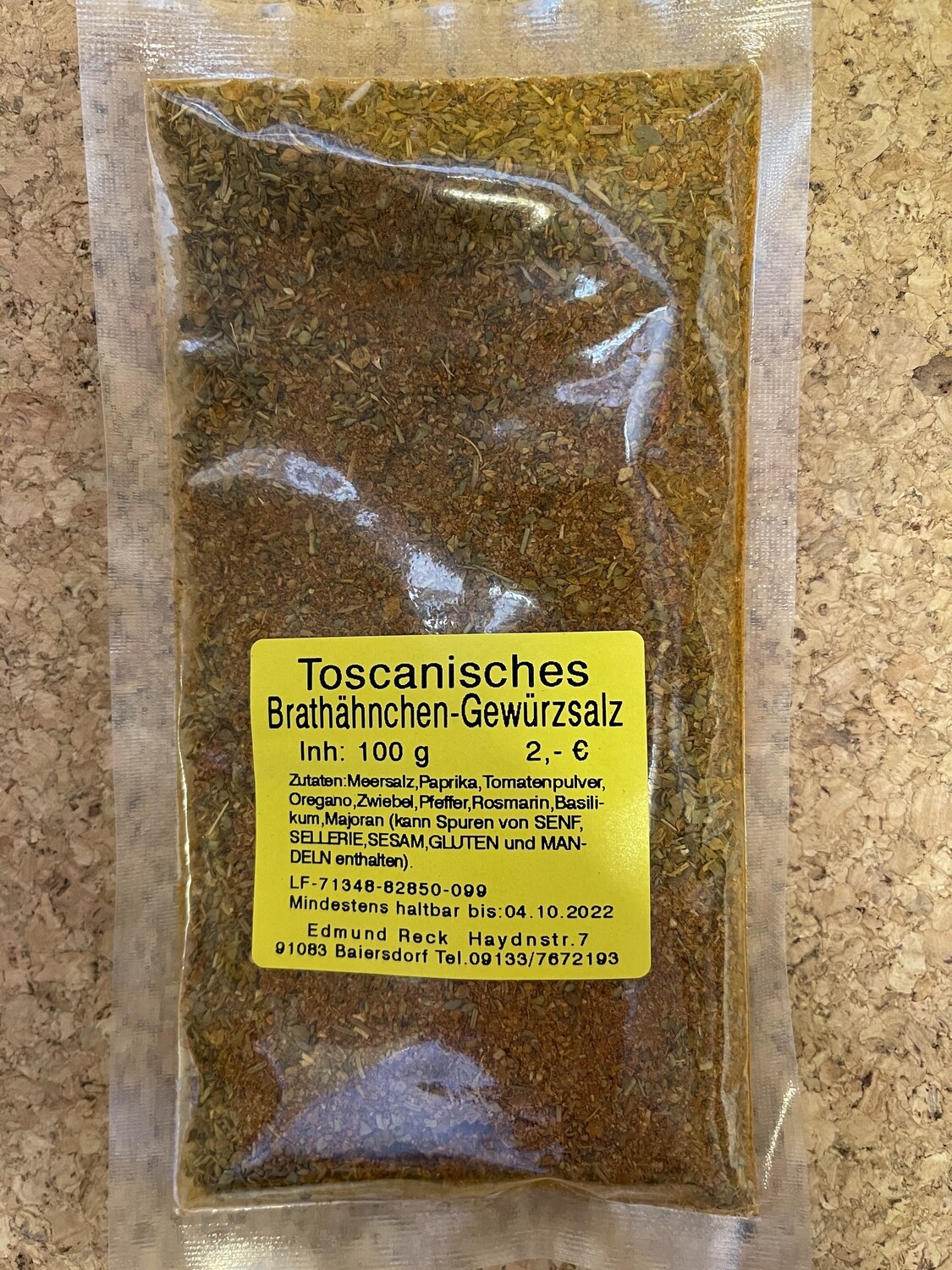 Toscanisches Brathänchen-Gewürzsalz 100g