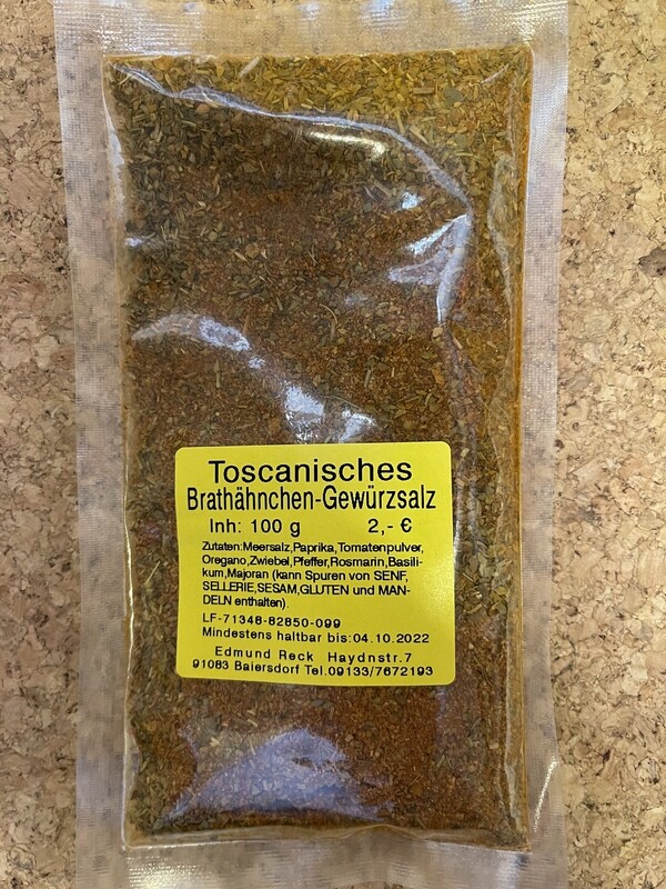 Toscanisches Brathänchen-Gewürzsalz 100g