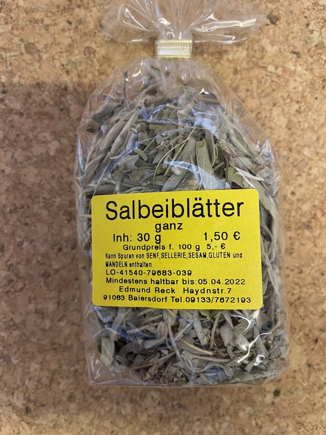 Salbeiblätter ganz 35g