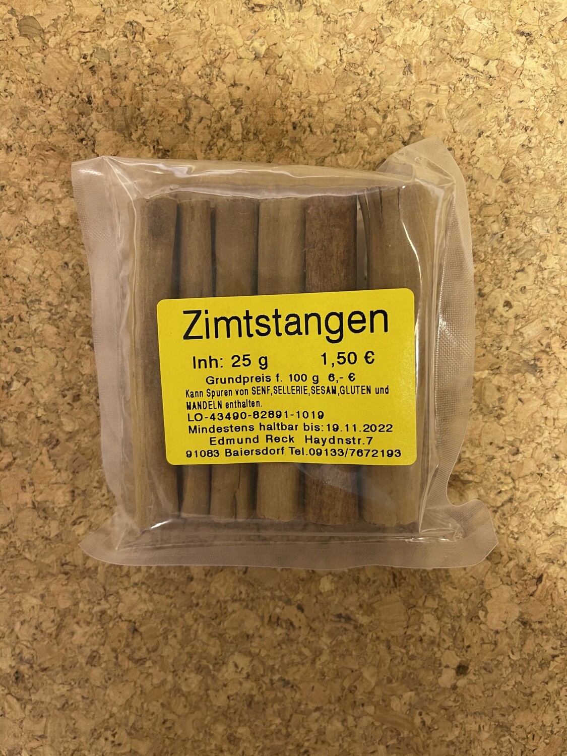 Zimtstangen 8cm  35g