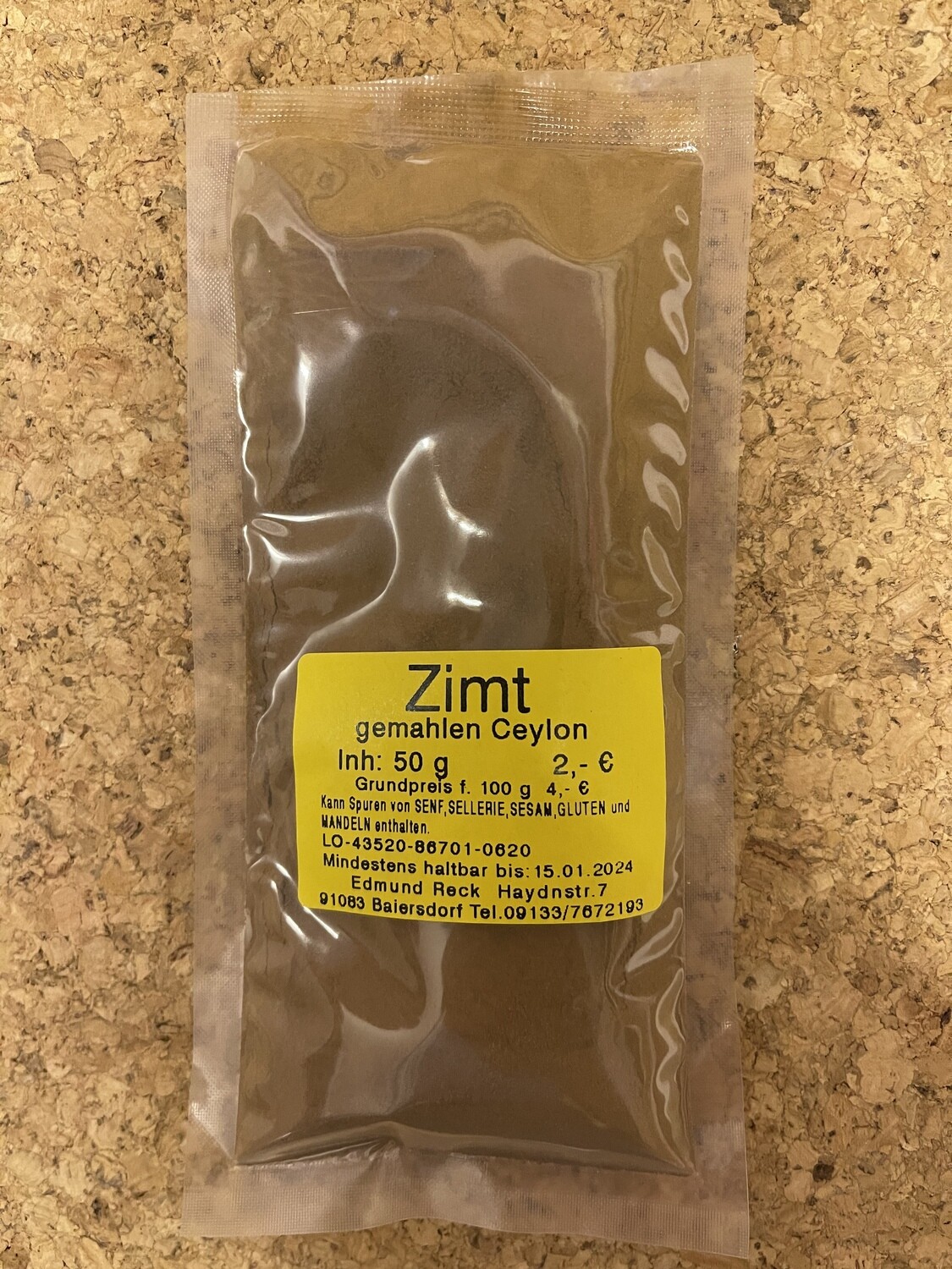 Zimt gemahlen Ceylon 70g