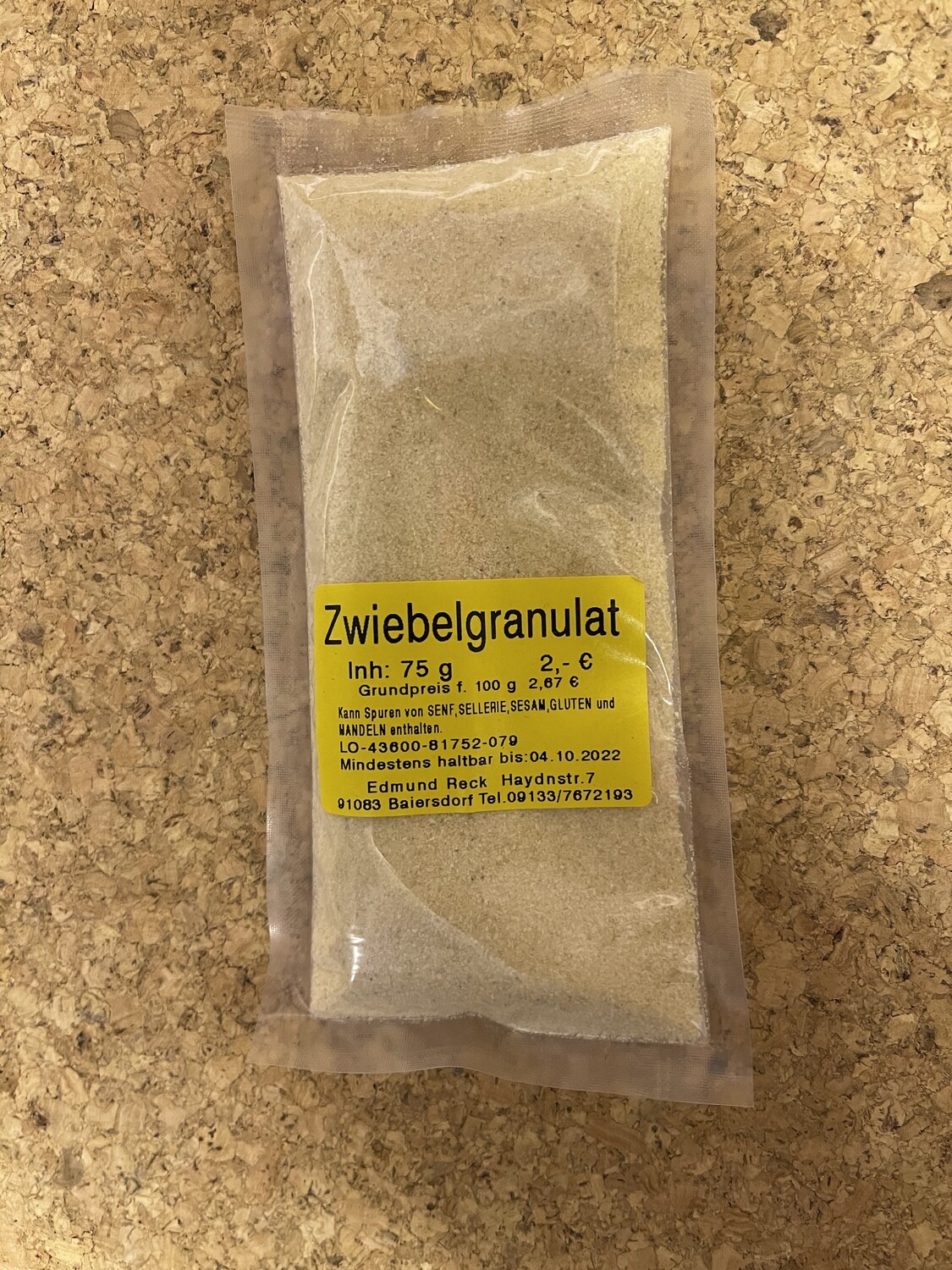 Zwiebelgranulat 75g