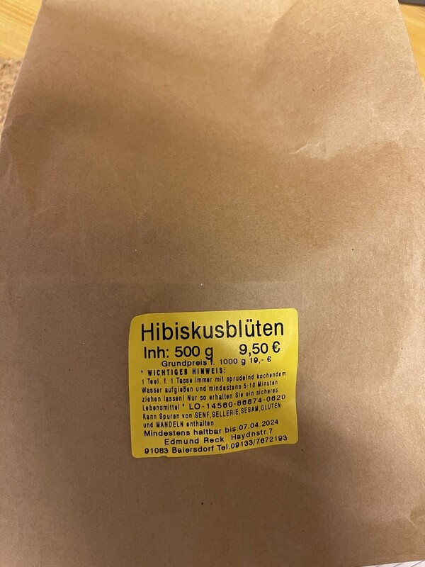 Hibiskus Blüten  500g