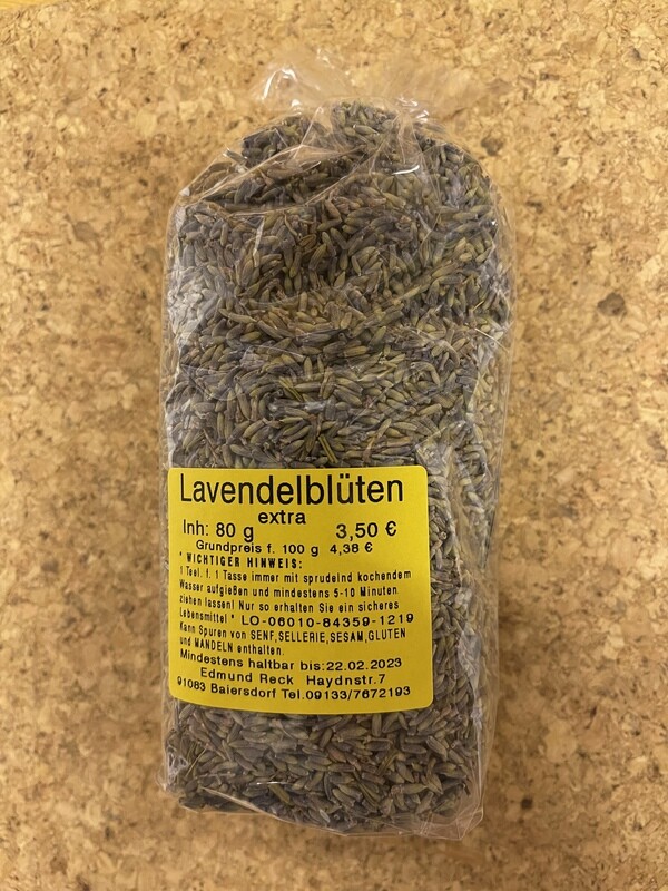 Lavendelblüten extra 80g