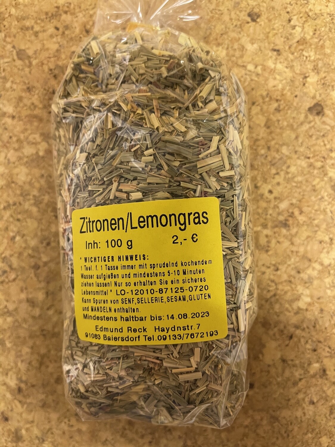 Zitronen/Lemongras 100g