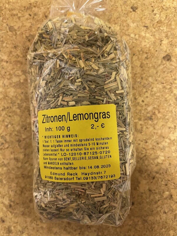 Zitronen/Lemongras 100g