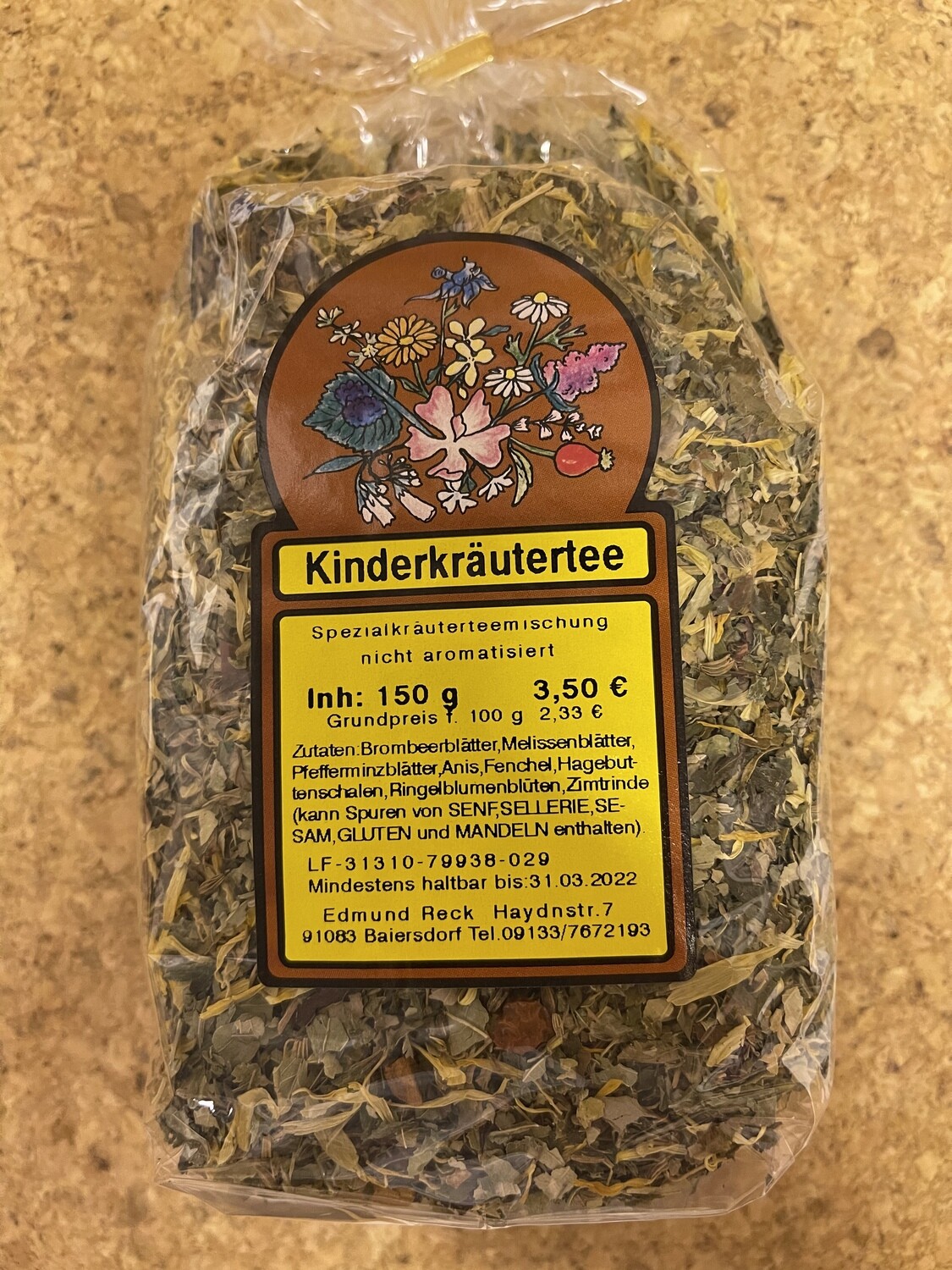 Kinderkräutertee Spezialkräuterteemischung nicht aromatisiert 150g