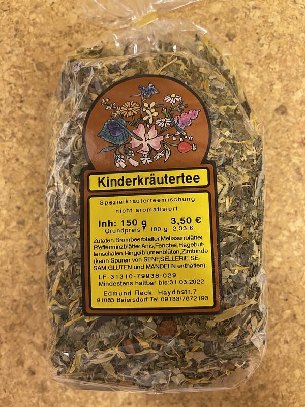 Kinderkräutertee Spezialkräuterteemischung nicht aromatisiert 150g