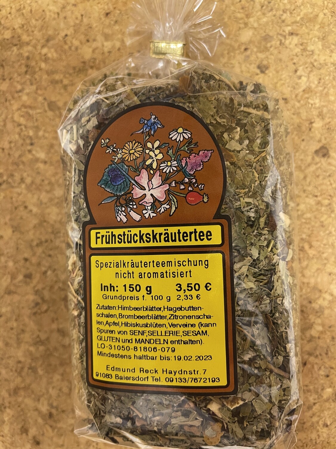 Frühstückskräutertee Spezialkräuterteemischung nicht aromatisiert 150g