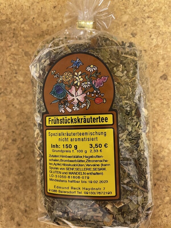 Frühstückskräutertee Spezialkräuterteemischung nicht aromatisiert 150g