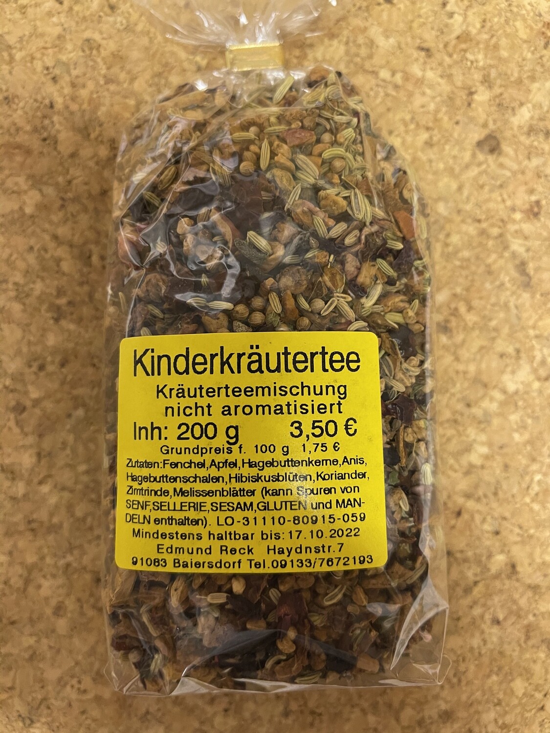 Kinderkräutertee Kräuterteemischung nicht aromatisiert 150g