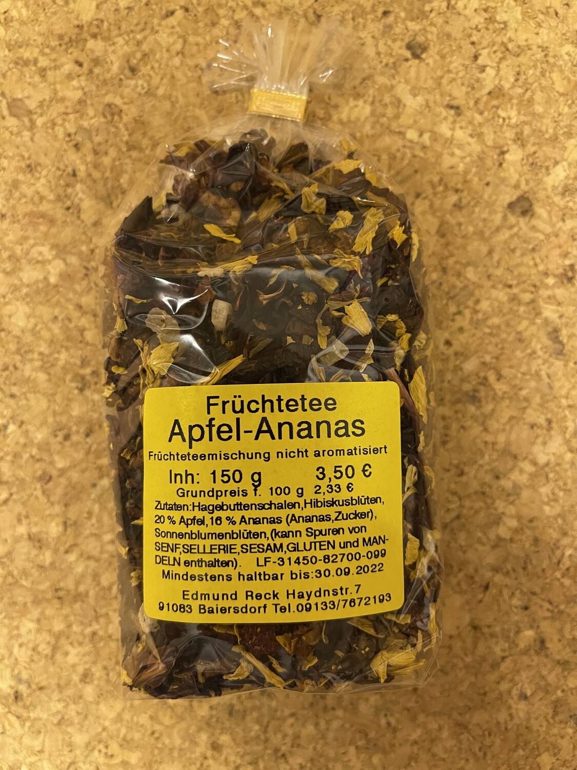 Früchtetee Apfel-Ananas 150g
