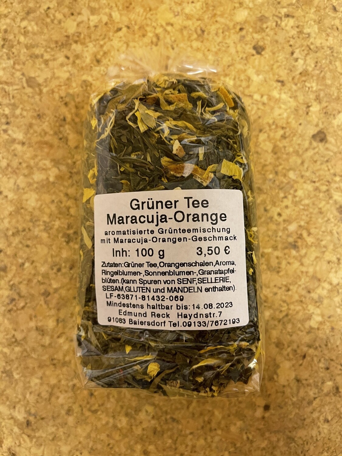 Grüner Tee Maracuja-Orange 100g