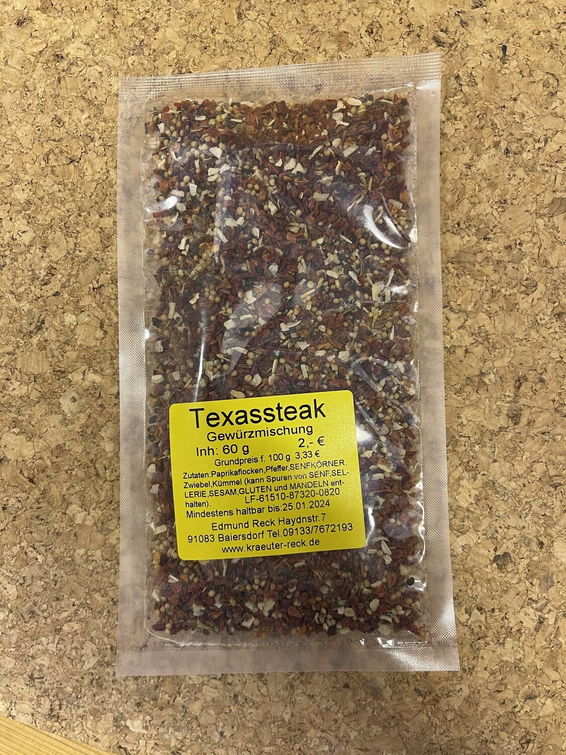 Texassteak Gewürzmischung 60g