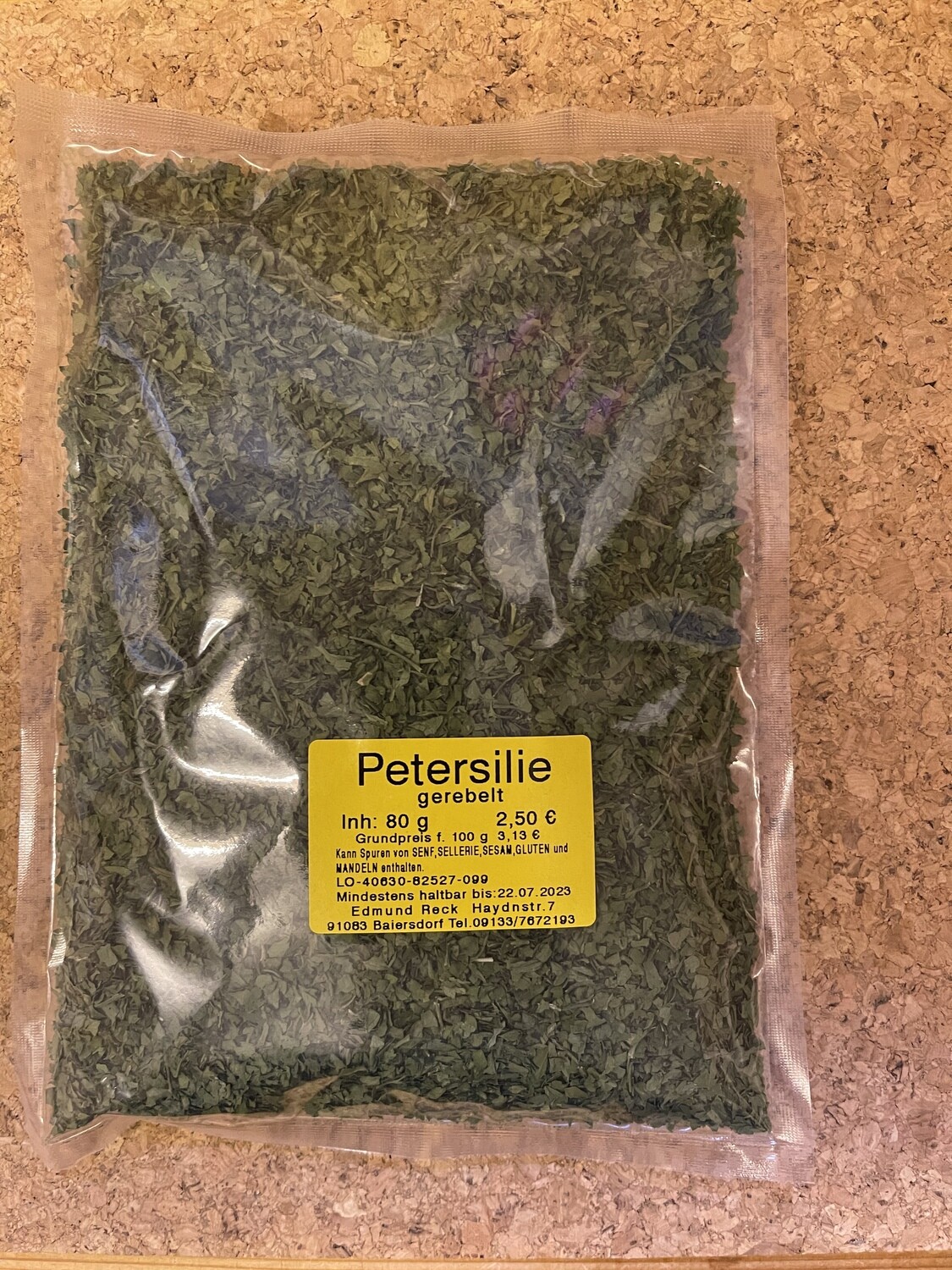 Petersilienblätter gerebelt 60g